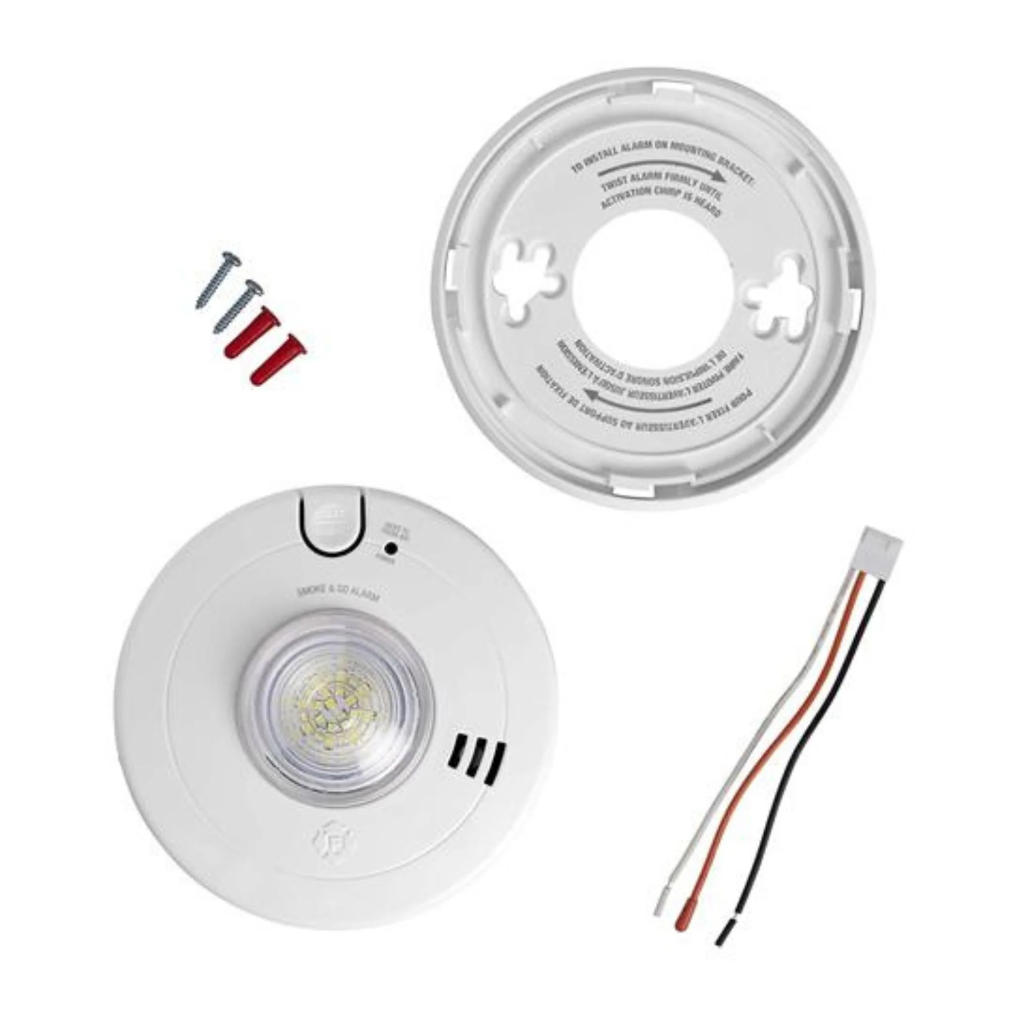 BRK First Alert SMCO110LED-AC Hardwired Dual Smoke & CO Alarm with LED Strobe Light - Image 5