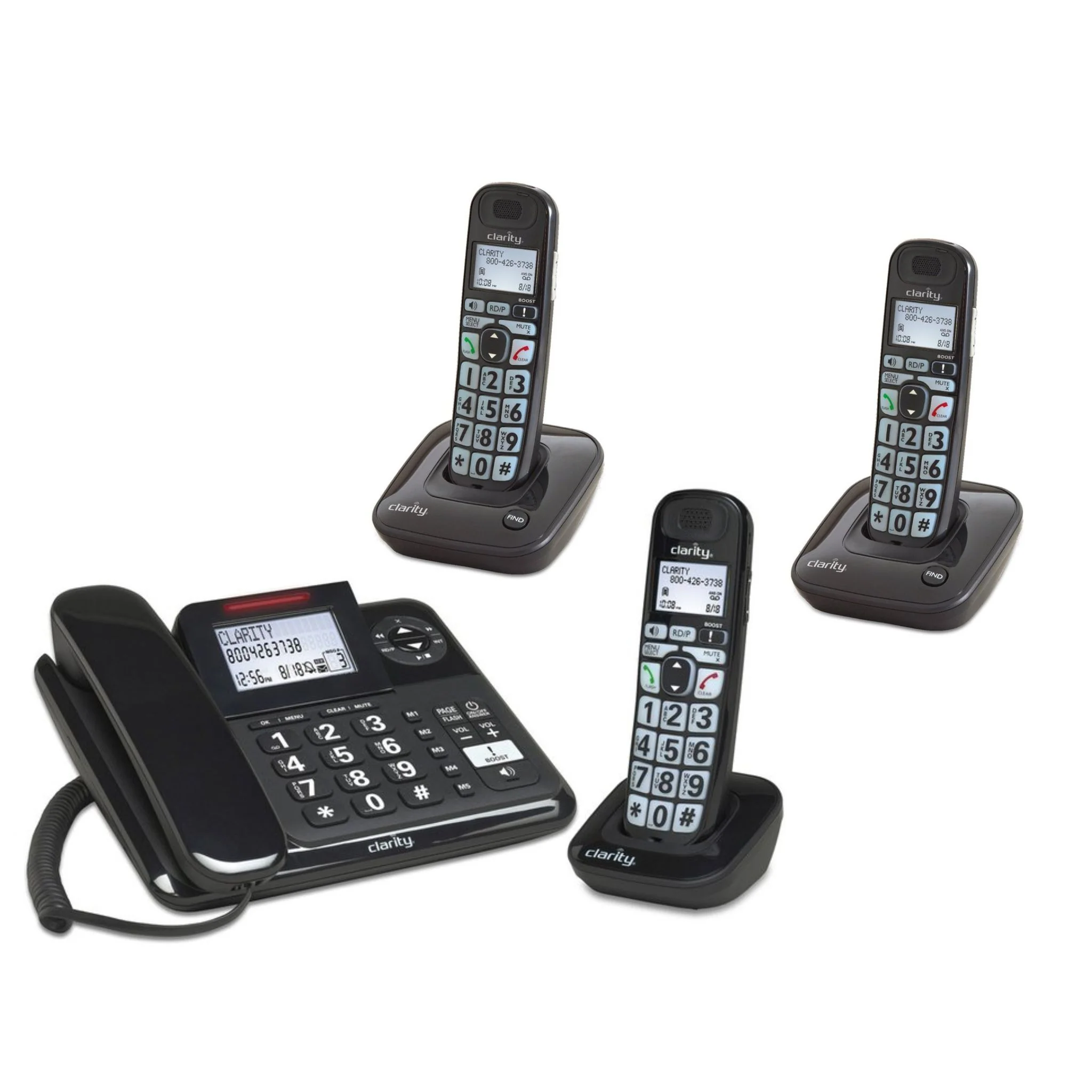 Clarity E814CC Amplified Corded/Cordless Combo with Answering Machine - Image 3