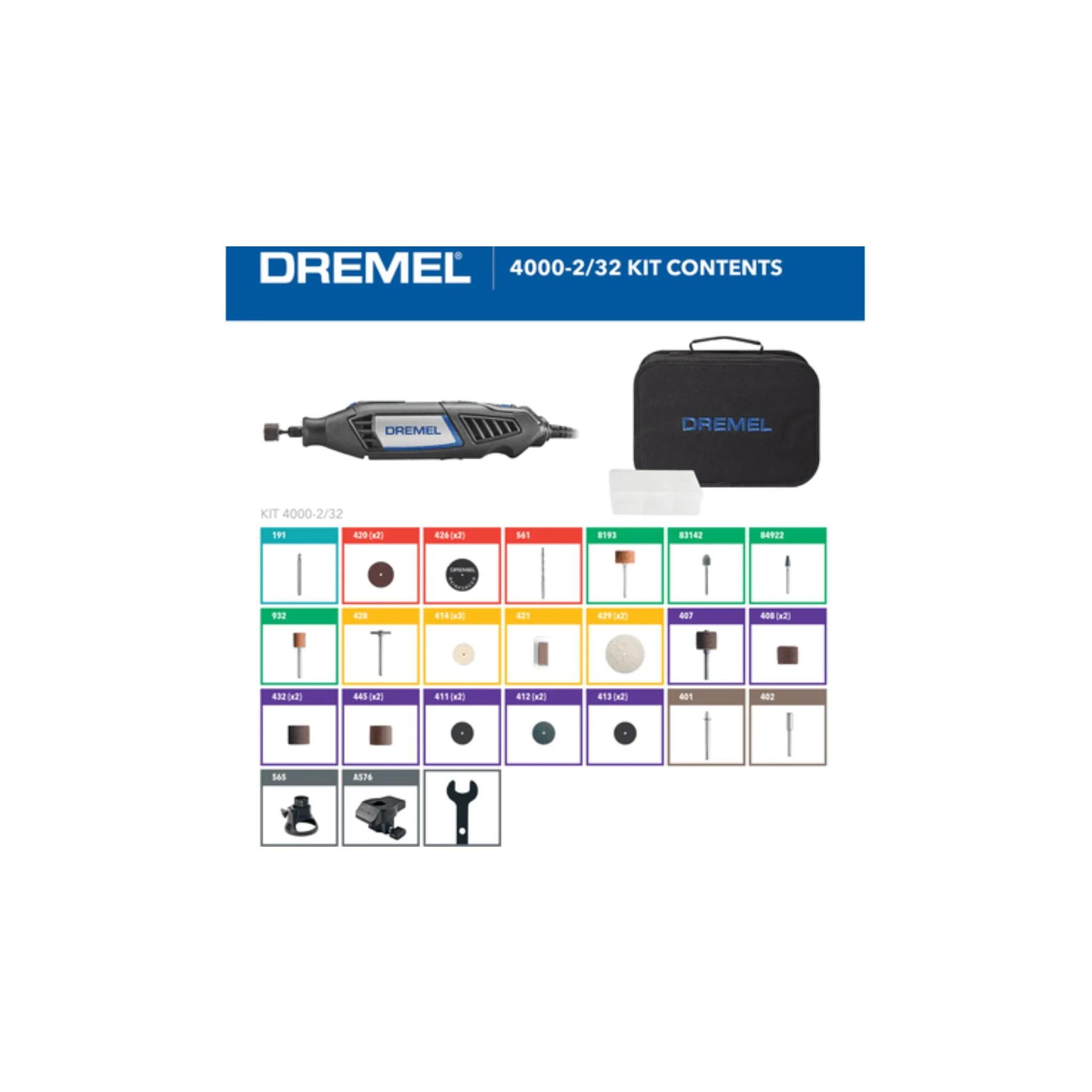 Dremel 4000-2/32 Variable Speed Corded Rotary Tool - Image 3