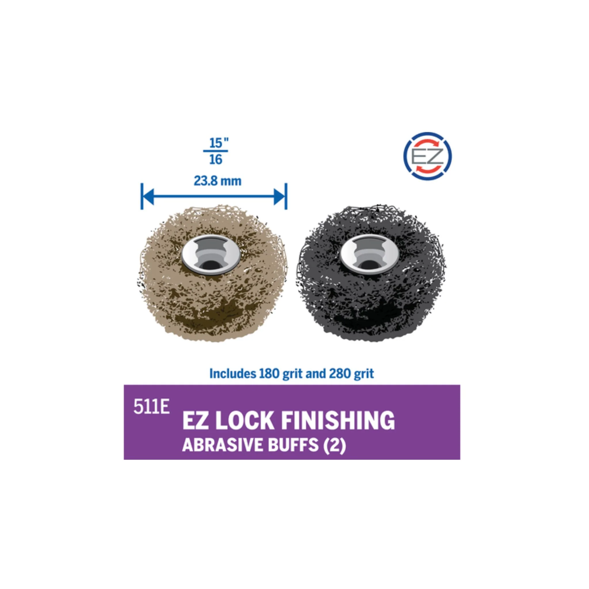 Dremel 511E EZ Lock Finishing Abrasive Buff - Image 2
