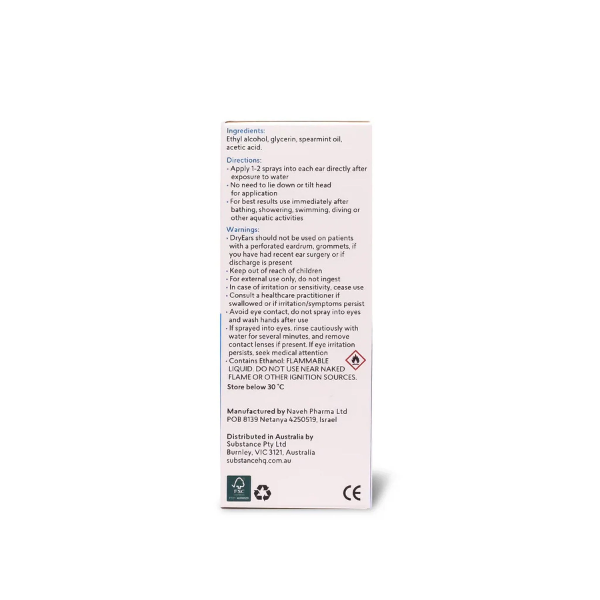 DryEars – Swimmer's Ear Prevention Spray - 30ml - Image 6