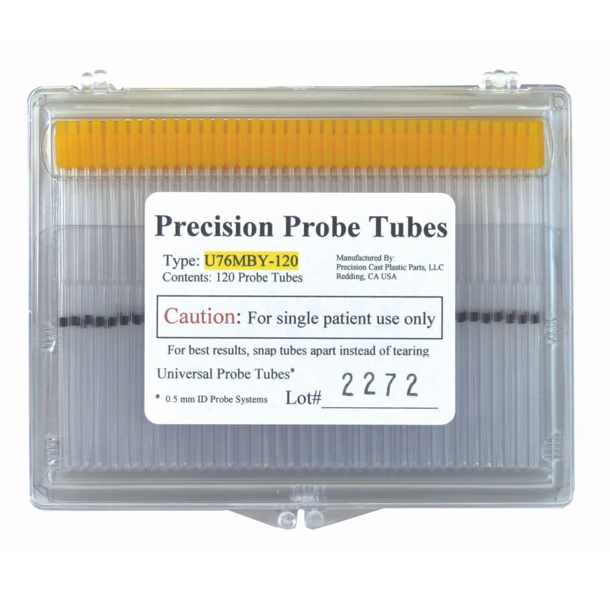 Universal Precision Yellow Probe Tubes - Image 3
