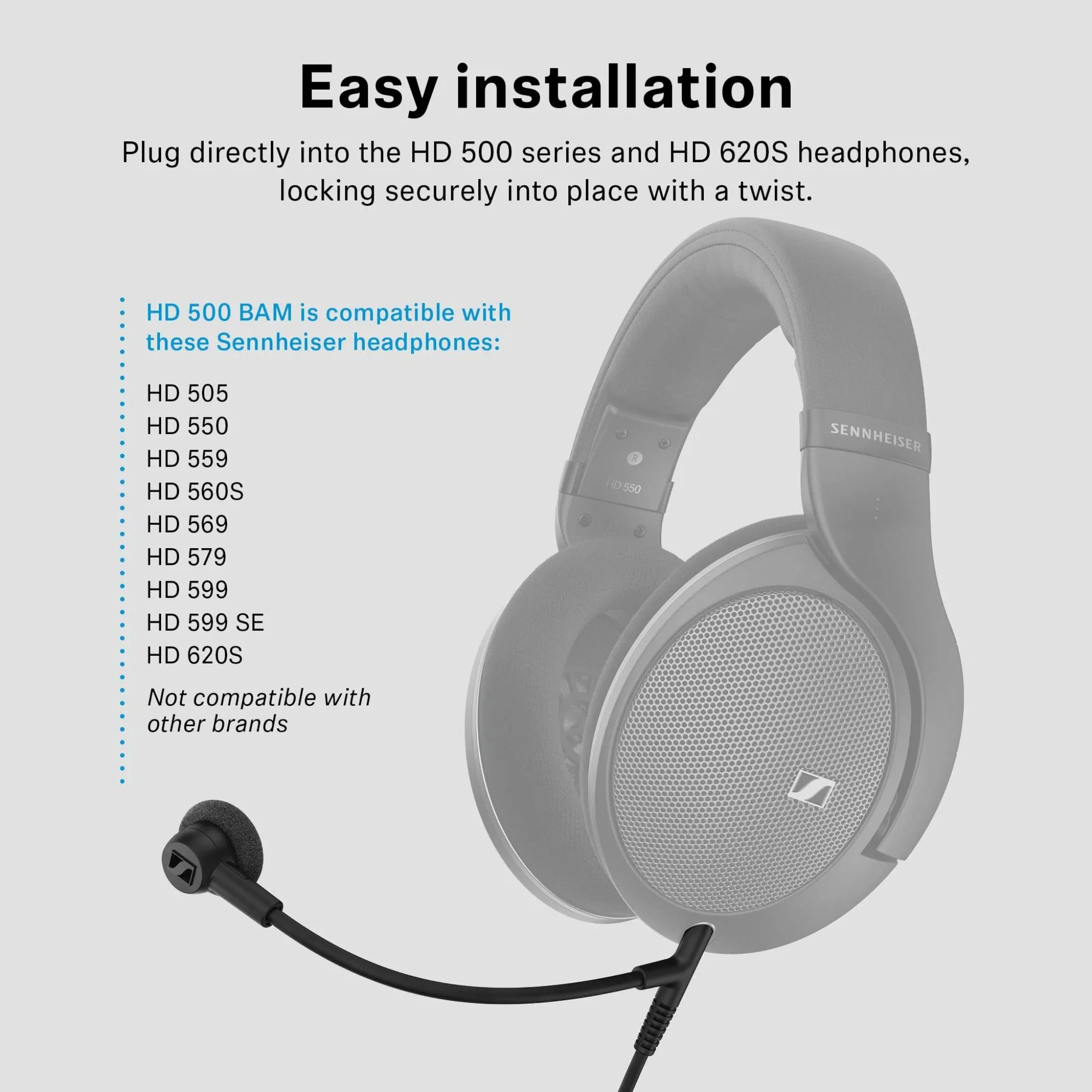 Sennheiser HBoom Arm for HD500 Series - Image 5