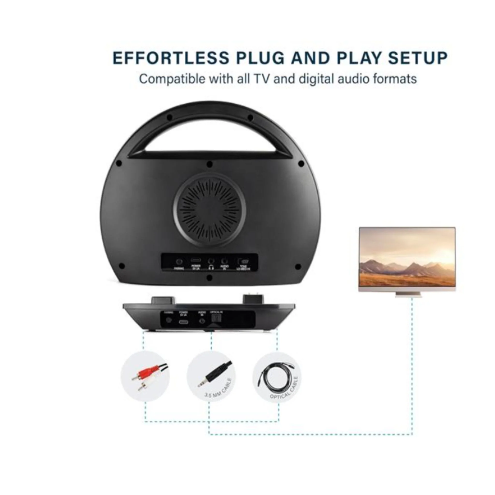 SEREONIC BT-300 Wireless TV Speaker - Image 3