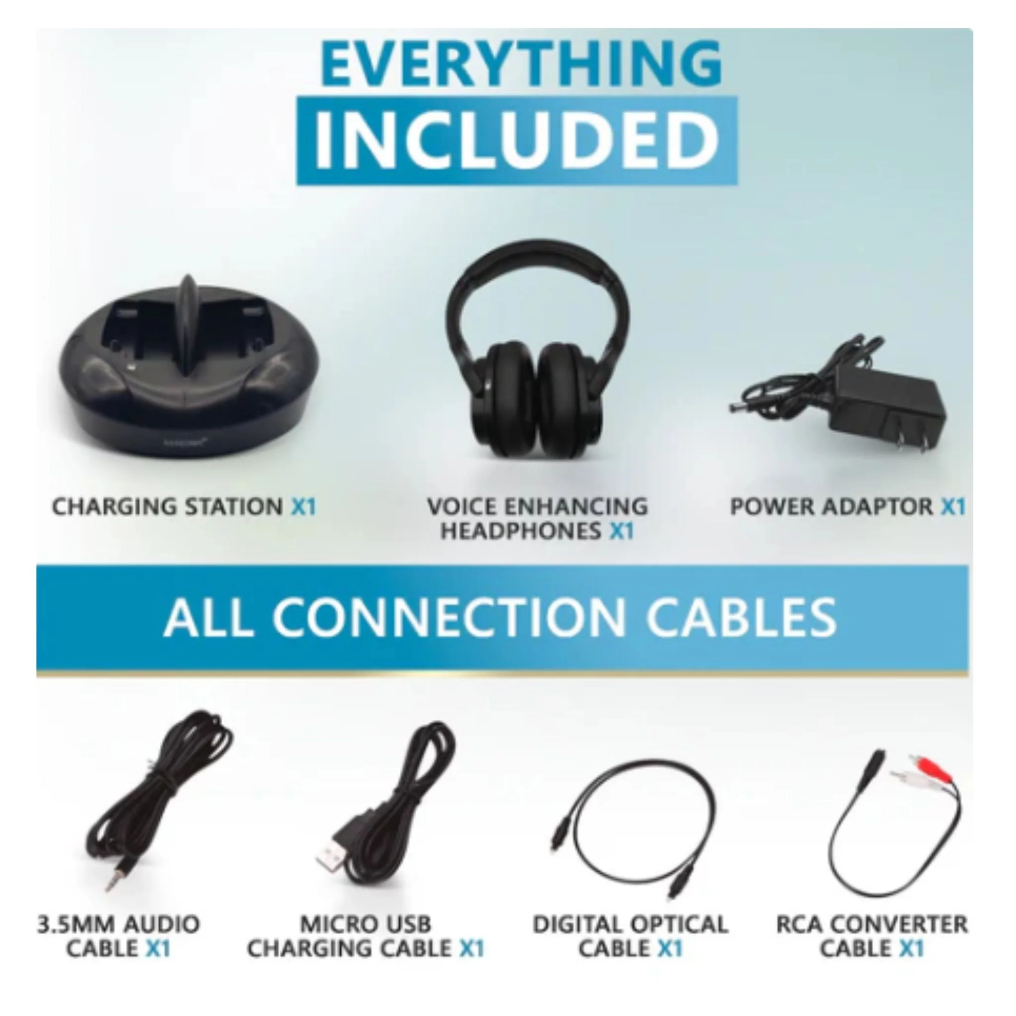 Voice Enhancing TV Headphones - Image 5