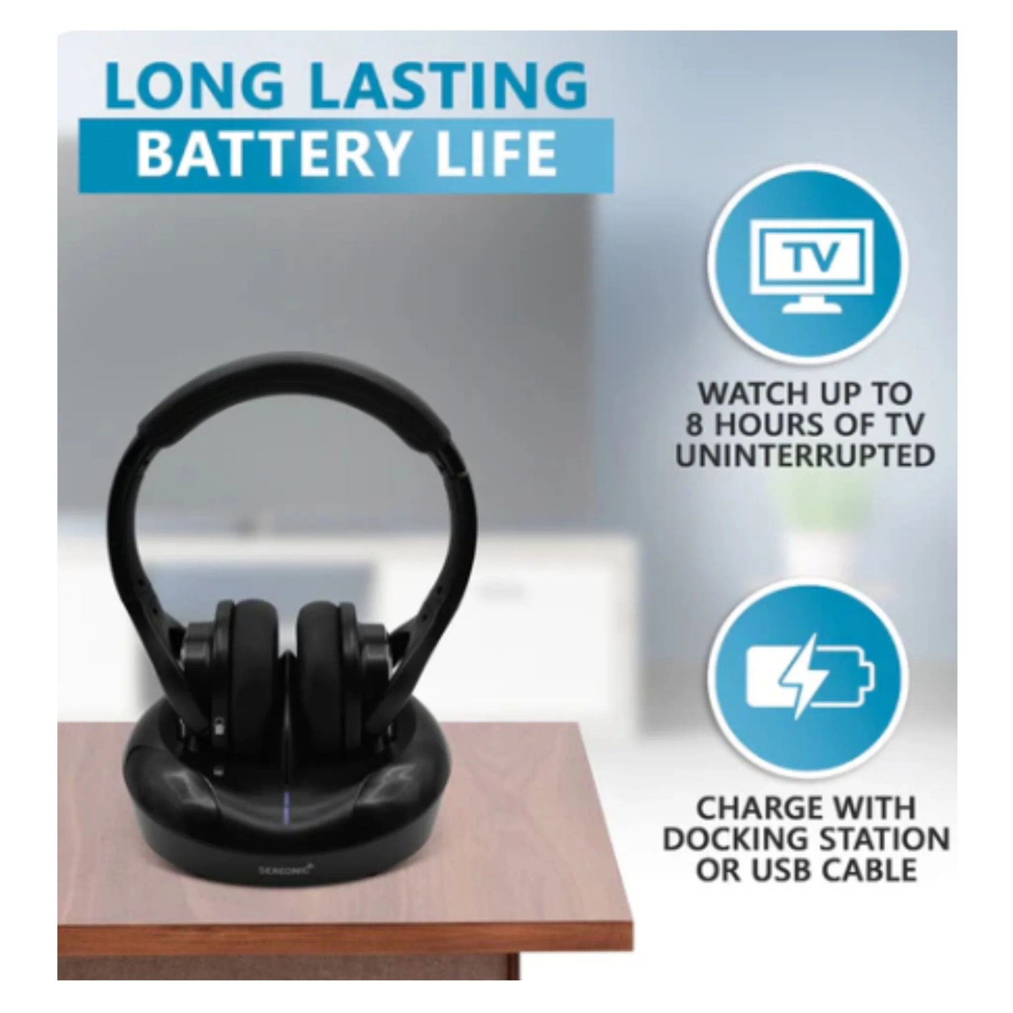 Voice Enhancing TV Headphones - Image 6