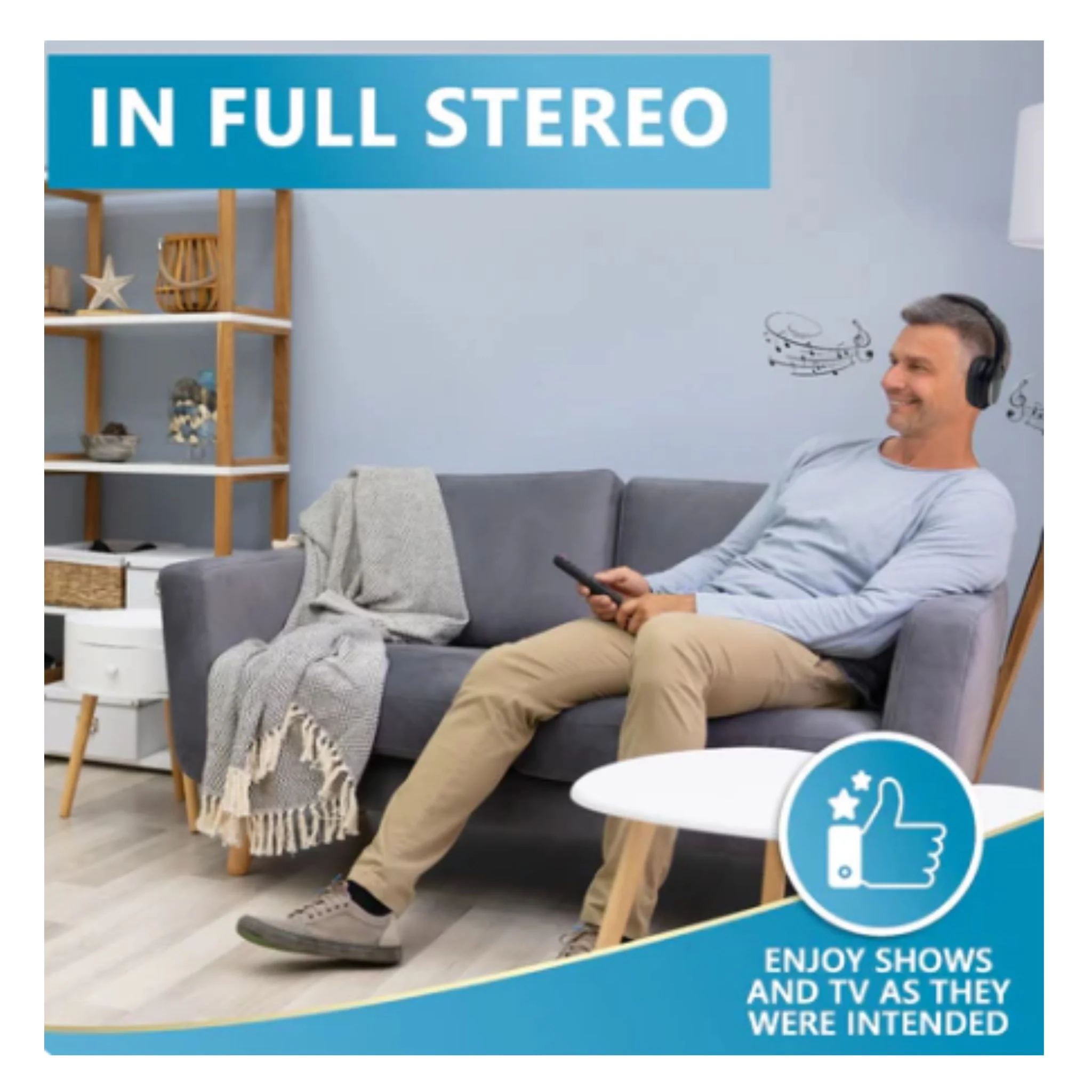 Voice Enhancing TV Headphones - Image 7