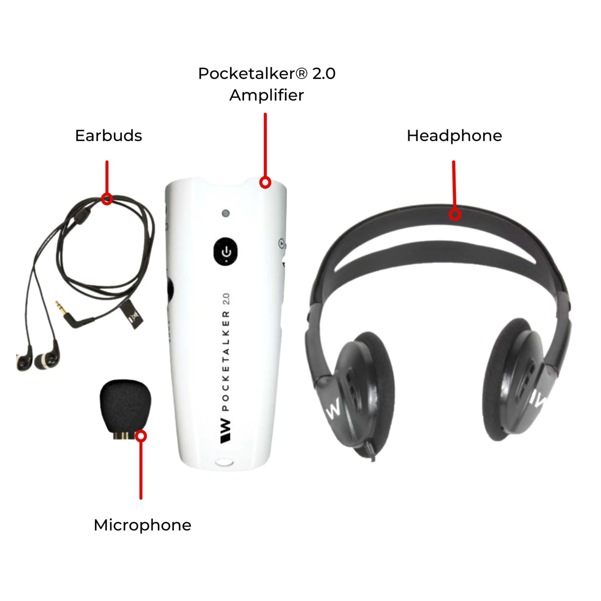 Williams Sound Pocketalker 2.0 + Battery Kit Bundle - Image 3
