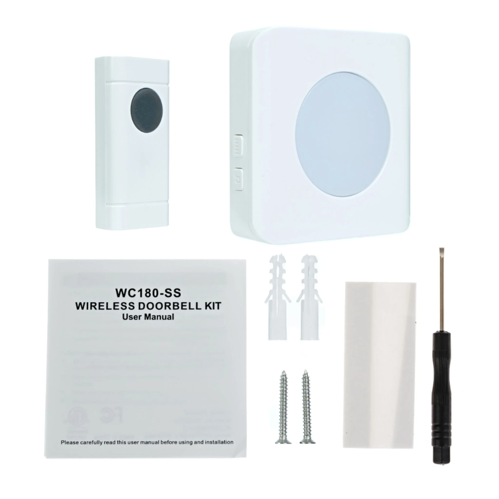 Wireless Doorbell with Flashing Strobe and Push Button - Image 5